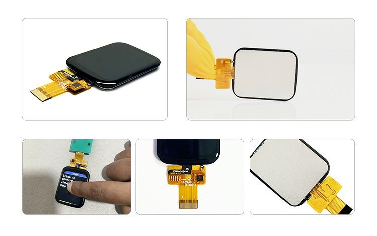 Polcd 1,69 Zoll TFT Multikapazitiver Touchscreen 4 Zeilen SPI 240x280 IPS Lcd