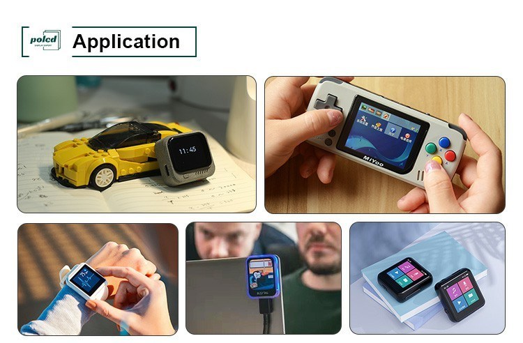 Polcd 1,69 Zoll TFT Multikapazitiver Touchscreen 4 Zeilen SPI 240x280 IPS Lcd