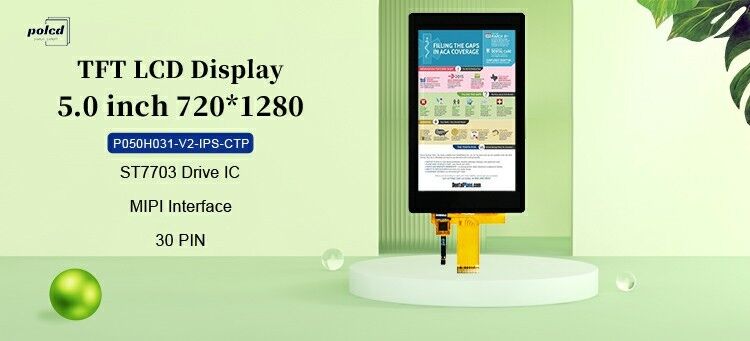 Polcd 5 Zoll Industrial Touch LCD IPS Weitblick Winkel ST7703 ic 5 Zoll 720x1280 TFT-LCD-Panel