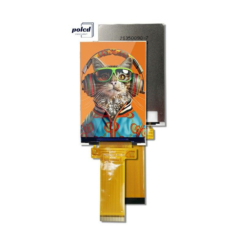 Polcd 3,5 Zoll QVGA-LCD-Display mit 320x480 Auflösung MCU SPI-Schnittstelle Touch Panel 3,5