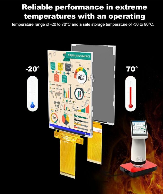 Polcd 3,5 Zoll QVGA-LCD-Display mit 320x480 Auflösung MCU SPI-Schnittstelle Touch Panel 3,5