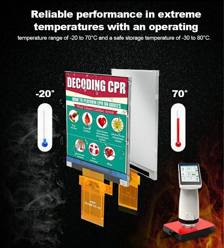 Polcd 2,4 Zoll LCM-Modul Transflective SPI MCU Schweißen 20pins Auflösung 240x320 TFT LCD-Bildschirm