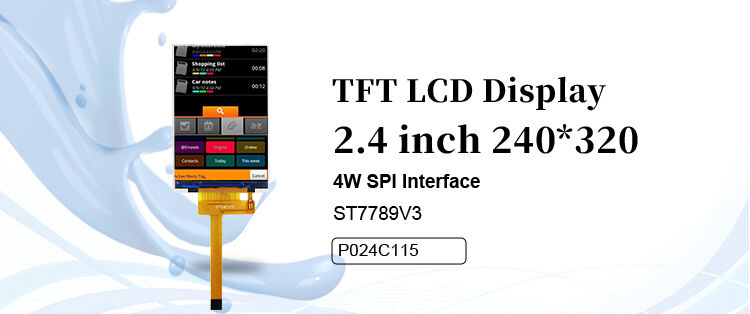 Polcd RoHS 2,4 Zoll LCD TFT Display ST7789V3 TFT LCD Modul 4 Draht SPI 240x320 TFT Bildschirm