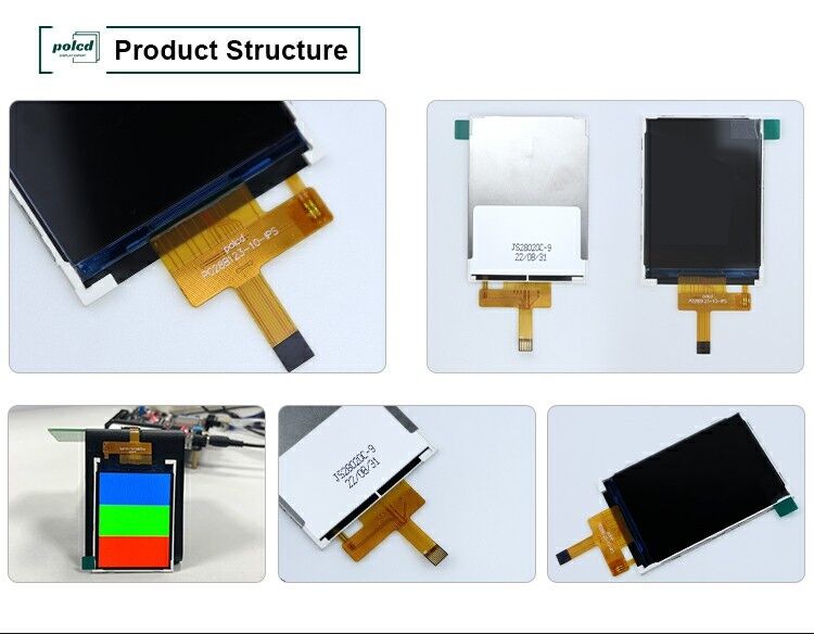 SPI-Schnittstelle 240x320 Touch-Display IPS 2,8-Zoll-TFT-LCD-Modul Polcd-Bildschirm