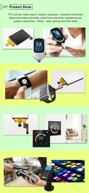 Polcd Factory 2 Zoll LCD-Modul 240x320 260cd/m2 Helligkeit ST7789V Antrieb ic TFT-Display