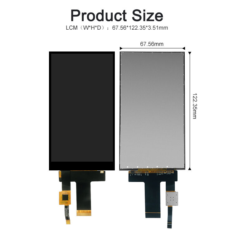 Pocld 5 Zoll LCM-Bildschirm 720*1280 Auflösung Kapazitives Touch-Panel MIPI-Schnittstelle 30-Pin-TFT-LCD-Display