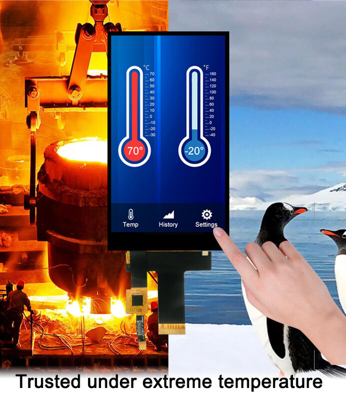 Pocld 5 Zoll LCM-Bildschirm 720*1280 Auflösung Kapazitives Touch-Panel MIPI-Schnittstelle 30-Pin-TFT-LCD-Display