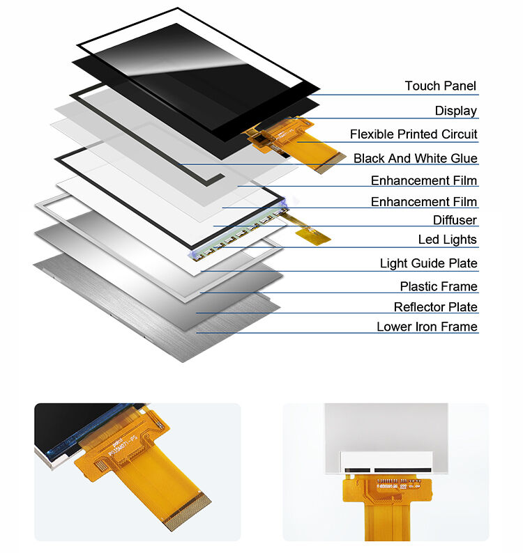 Polcd 3,5 Zoll LCD Modul 320X480 Pixel IPS Bildschirm ILI9488 SPI MCU Schnittstelle TFT-Display