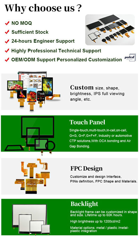 Polcd Großhandel 2,4 Zoll Flüssigkristallanzeige 240x320 QVGA ST7789V2 SPI LCD-Anzeigemodule