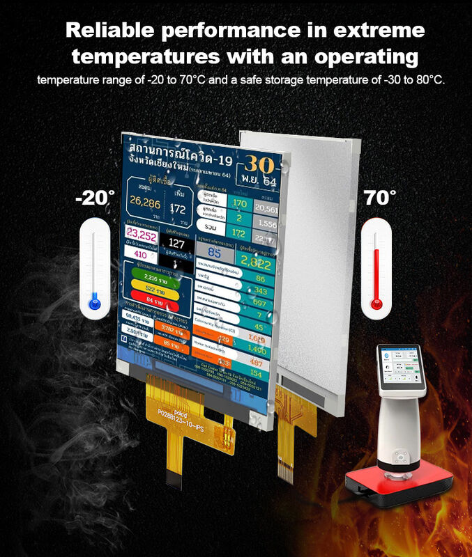 Polcd Wide Temperature 2,8-Zoll-LCD-Module 240 * 320 300nit SPI 2,8 IPS-Betrachtungswinkel Tft-LCD-Bildschirm