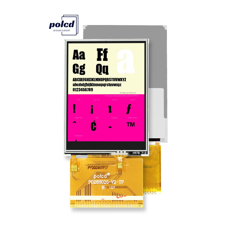 Polcd 240 x 320 Auflösung 37 Pin TFT LCD ILI9341V Laufwerk IC 2,8 Zoll Touchscreen