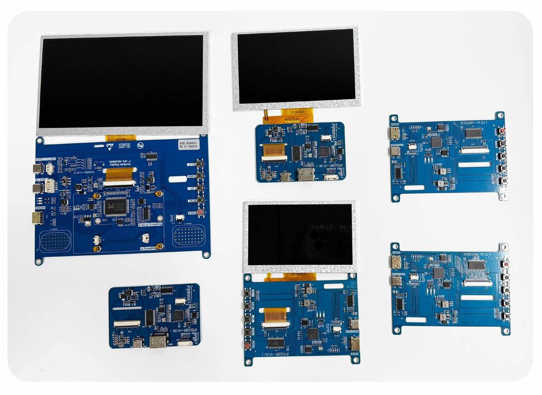 Polcd hohe Helligkeit 7 Zoll 1024x600 RGB LCD-Laufwerk RTD2281 mit Audio-Lautsprecher für industrielle Außeneinstellungen