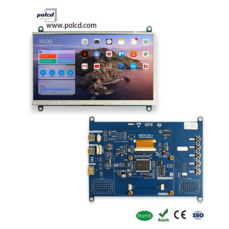 Polcd 7 Zoll Multi-Funktion Universal LCD Treiber Board Mini H-D-M-I Controller Board für 1024x600 TFT LCD-Display