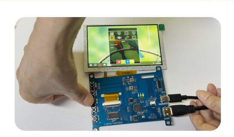 Polcd 4,3 5 Zoll Universal-LCD-Treiberplatine HD-MI USB-Controllerplatine RTD2281 für TFT-LCD-Anzeigemodul