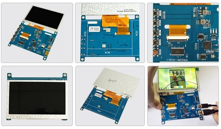 Polcd 4,3 5 Zoll Universal-LCD-Treiberplatine HD-MI USB-Controllerplatine RTD2281 für TFT-LCD-Anzeigemodul