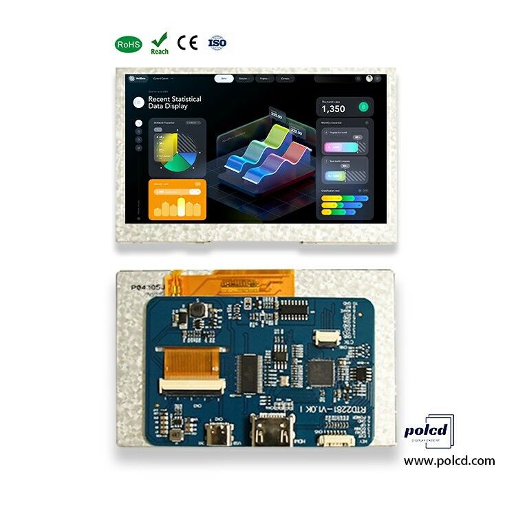 Polcd 4,3 Zoll 5 Zoll Multifunktion HD-MI USB LCD Treiber Board für DIY Monitor Raspberry Pi Anzeige