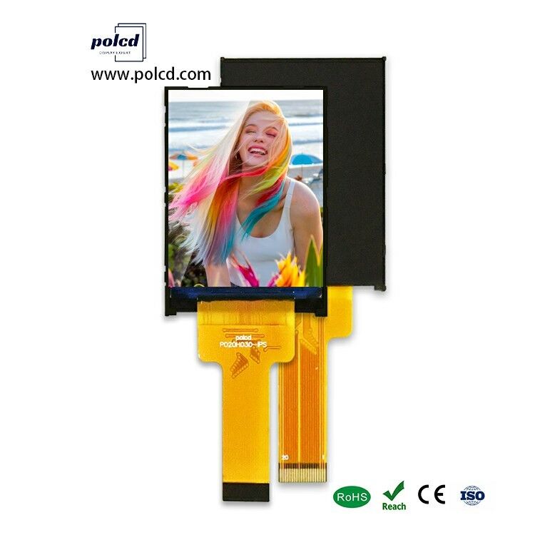 Polcd Flüssigkristall-Display 2.0 Zoll Mini Vollfarbe ST7789 MCU IPS Vollwinkelansicht 240x320 TFT-LCD-Modul