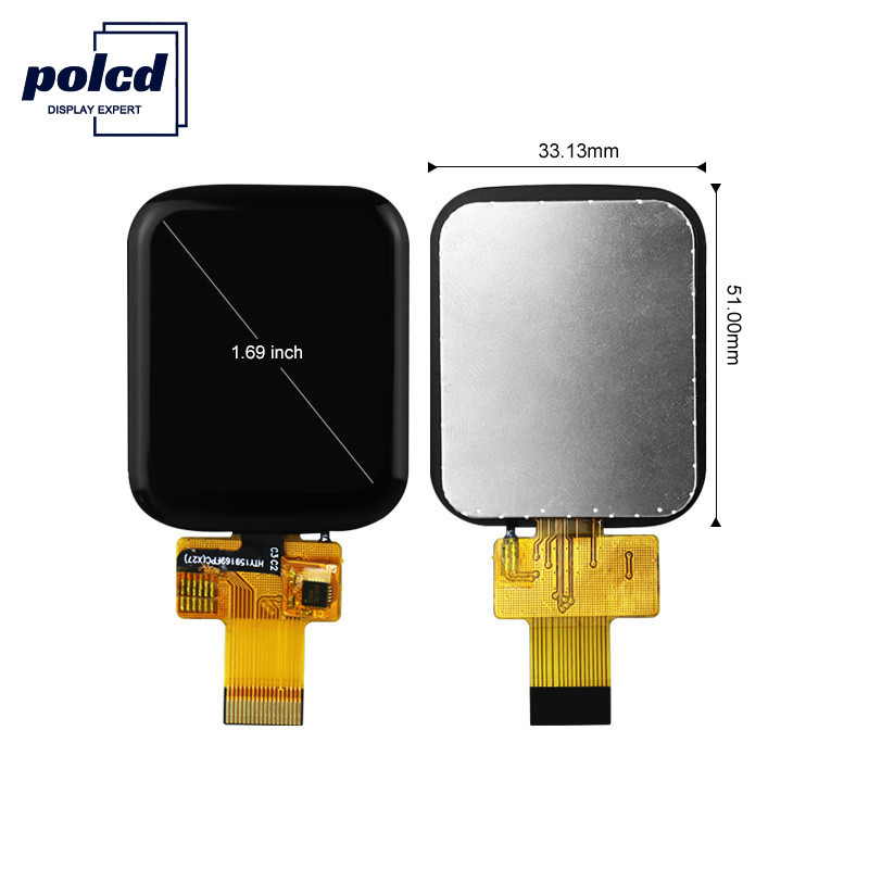 Polcd 1,69 Zoll Touchscreen LCD-Display 240x280 SPI-Schnittstelle Kleines TFT-Modul