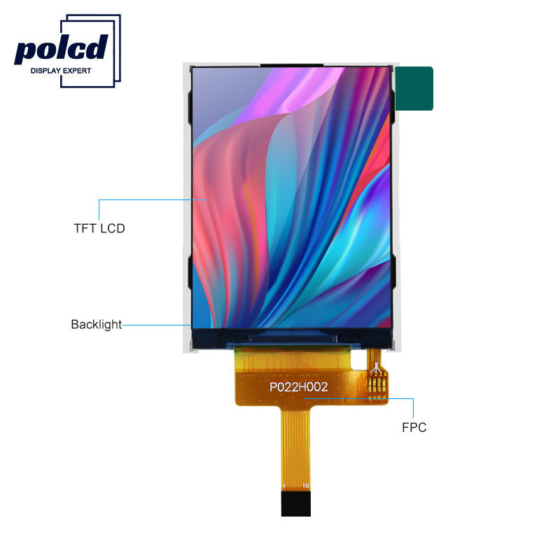 Polcd 240 x 320 2,2 Zoll LCD-Display ST7789V kleiner TFT-Monitor 300 Helligkeit