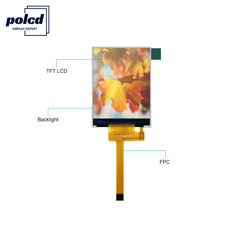 Polcd 240 x 320 Spi-LCD-Display 260 Nits 4-Draht-SPI 2.4 Spi-TFT-LCD-Display