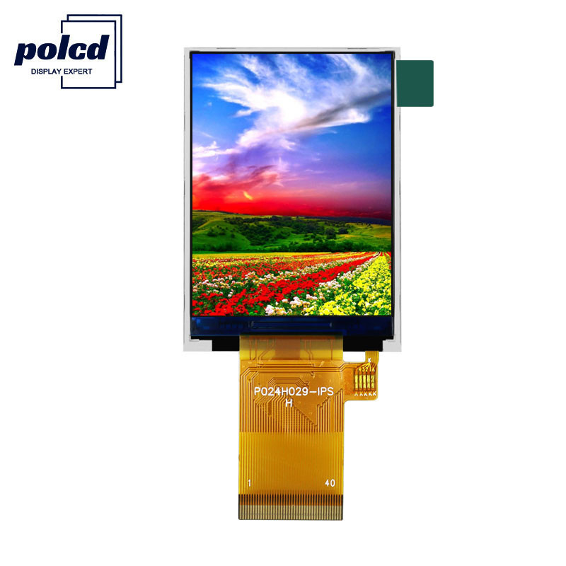 Polcd ST7789V MCU 8-Bit-LCD-Display 2,4-Zoll-IPS-TFT-Bildschirm für Werbung