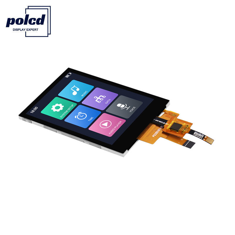 Polcd 300 Nit TFT kapazitiver Touchscreen RoHS 2,8 Zoll TFT Touch Shield