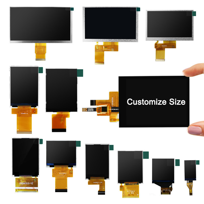 Polcd 300 Nit TFT kapazitiver Touchscreen RoHS 2,8 Zoll TFT Touch Shield