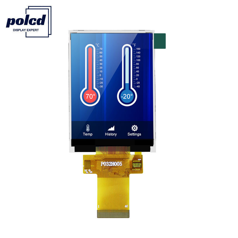 Polcd 350cd/M 3,2 Zoll Raspberry Pi Display ILI9341V Sonnenlichtlesbares LCD-Display