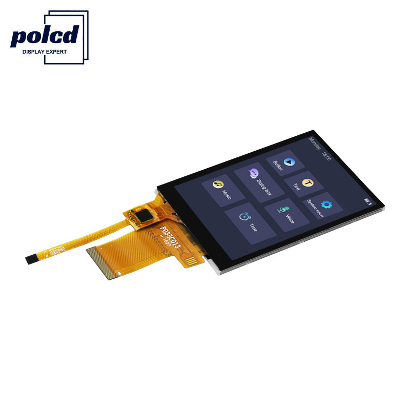 Polcd 450 Helligkeit TFT kapazitiver 8080 MCU 3,5-Zoll-TFT-LCD-Touchscreen