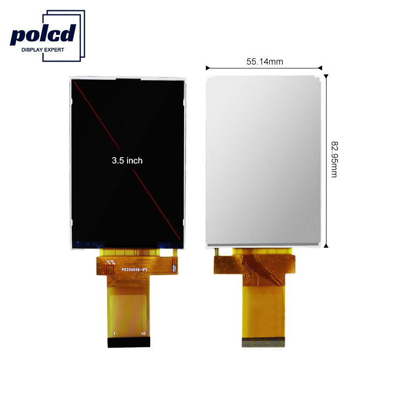 Polcd 350 Nit 800X480 5 Zoll Ips Display 18 BIT RGB Ips Tft Display 153*153 Um