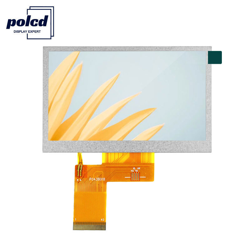 Polcd 24 Bit RGB Lcd 4,3 Zoll 800 x 480 TFT LCD Display 53,86 mm Industrie