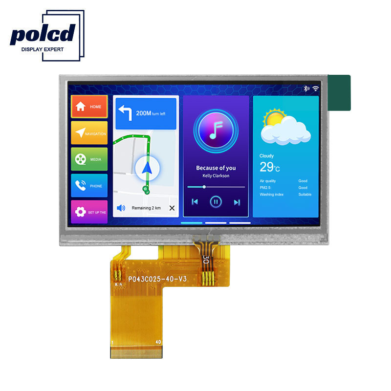 Polcd ILI6485 480x272 TFT LCD Display 4,3 Zoll TFT resistiver Touchscreen 40 Pin