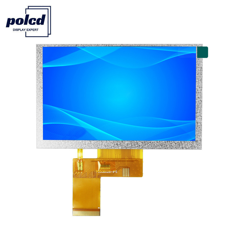 Polcd 108 mm TFT-Touchscreen-Display 800 x 480 5-Zoll-TFT-Display für Raspberry Pi