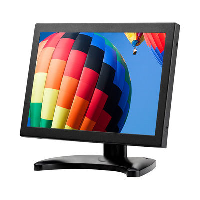 Polcd Metallgehäuse 10-Zoll-Industrie-LCD-Monitor mit eingebettetem Multifunktions-Touchscreen