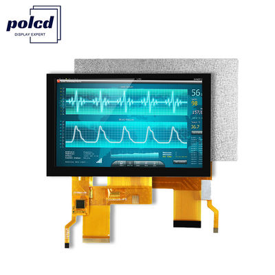 800x480 Auflösung Lcd Tft Display Panel Rgb Farbe St7262 Kapazitives Touch Panel