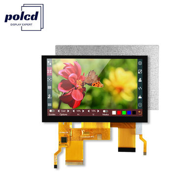 5 Zoll Ips Tft LCD-Display Übertragbarer Bildschirm 24 Bit RGB-Schnittstelle 800*480 Ansicht