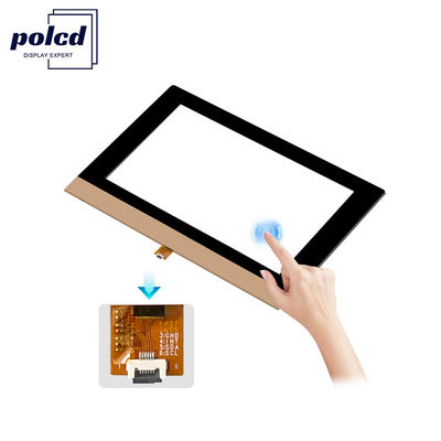 Polcd Custom 10,1 Zoll CTP 16:9 GT911 GG Transparenter Glas-Touchscreen Kapazitives Touchpanel