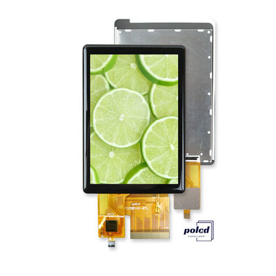 Polcd hohe Leuchtkraft 500nit 2,8 Zoll LCD-Bildschirm 240x320 IPS alle Blickwinkel CTP Kapazitive Touch TFT-Display