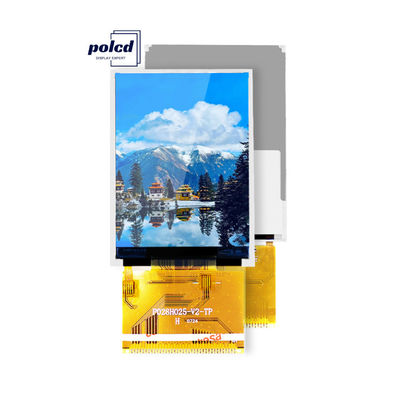 Polcd RoHS 2,8-Zoll-HD-TFT-Display 8080 MCU 16-Bit-TFT-LCD-Display