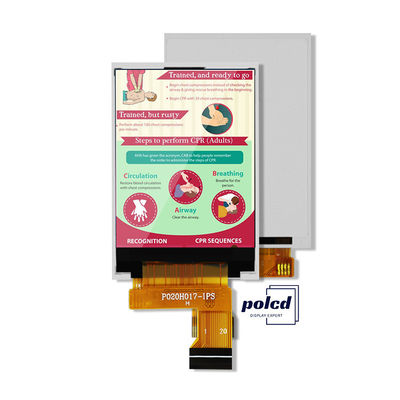 Polcd MCU 8 BIT 2-Zoll-TFT-Display 30,6 mm IPS-TFT-LCD-Display