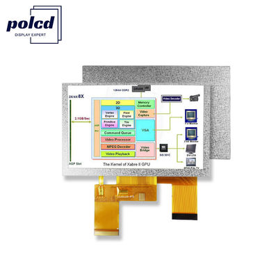 Polcd 800x480 5 Zoll Quadratbildschirm LCD IPS Blickwinkel LCD Bildschirm 40pin ST7262 Antrieb TFT-Modul