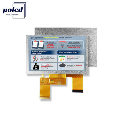 Polcd 5 Zoll TFT-Display 800x480 RGB 24-Bit-Schnittstelle IPS Vollblickwinkel Hochkontrast-LCD-Modul