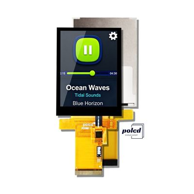 Polcd Tft RGB 2,8 Zoll Industriecontroller Farbbildschirm-Panel Kapazitiver Touchscreen IPS LCD-Modul