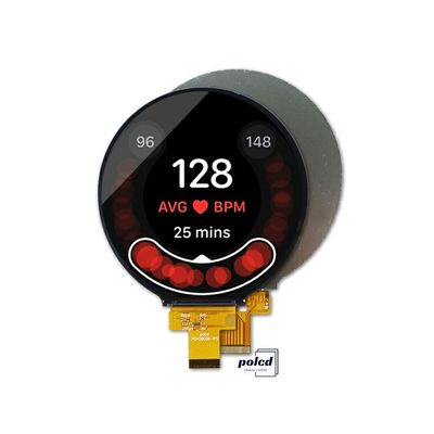 Polcd Kleingröße Rund LCD Bildschirm 4 Zoll 720x720 Pixel 4Line MIPI Schnittstelle Vollfarbbildschirm