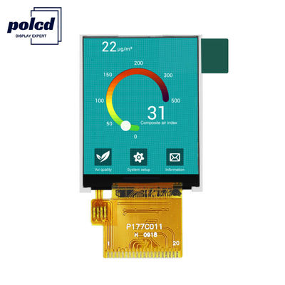 Polcd 1,77 Zoll TFT 128*160 Farbe 262K RGB LCD Display Normalerweise Schwarz