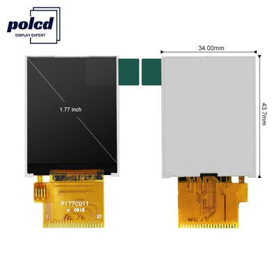 Polcd RGB 24 Bit 1,77 TFT LCD 128*160 ST7262 300 Nit LCD Touchpanel