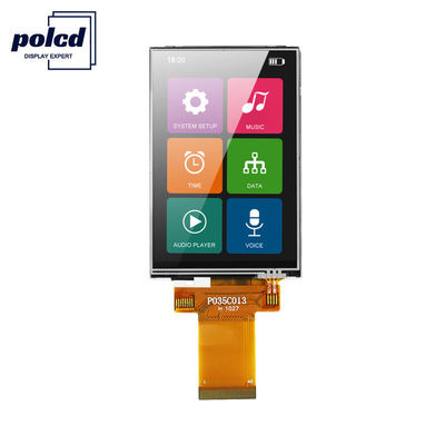 Polcd 8080 MCU 320X480 Lcd 3,5 Zoll 450 Nit TFT Touchscreen 12 0'CLOCK