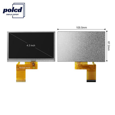 Polcd 4,3 Zoll 480 x 272 TFT-LCD-Display RGB 24-Bit-Touchscreen-LCD-Display