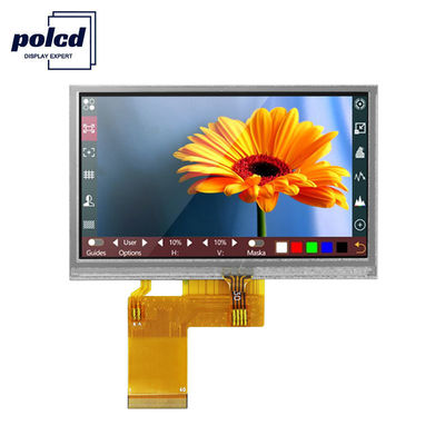 Polcd RGB 24 Bit 4,3 Zoll TFT-LCD-Display 480 x 272 Industrie-Touchscreen