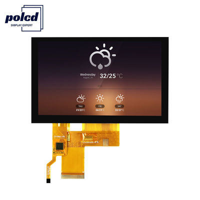 Polcd 108 mm kapazitiver 5-Zoll-Touchscreen 800 x 480 IPS TFT-LCD-Display